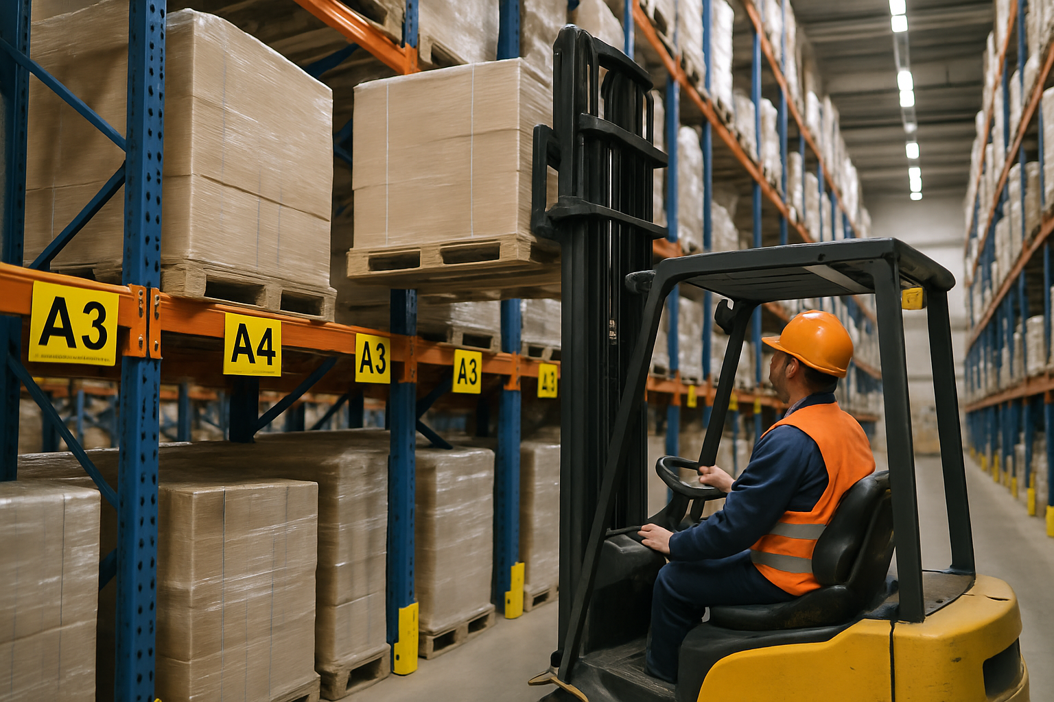 Magazijnstellingen coderen: locaties die de heftruckchauffeur snel vindt